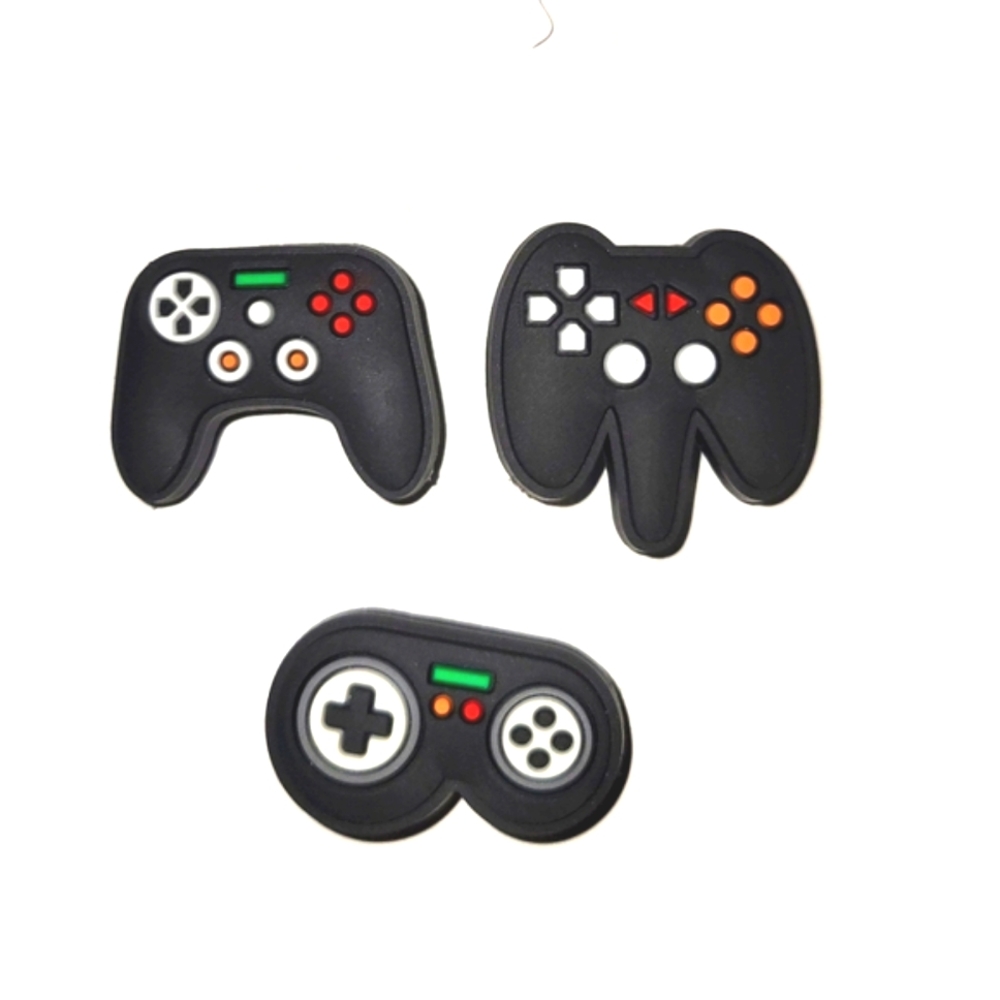 3 Game Controllers Jibbitz Charms